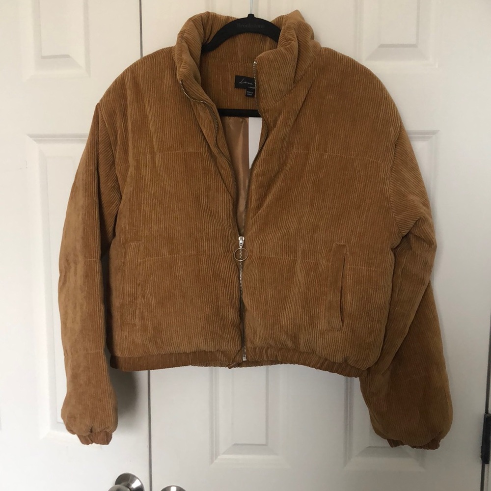 Corduroy puffer